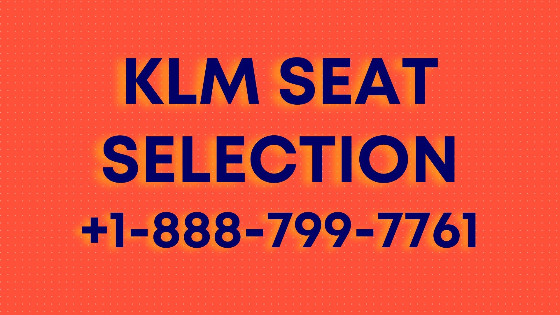 KLM Seat Selection Strategies